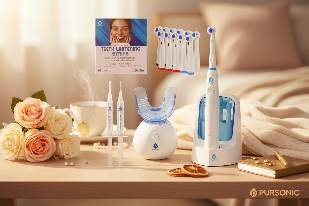 Warm Inviting Teeth Whitening Hero Banner