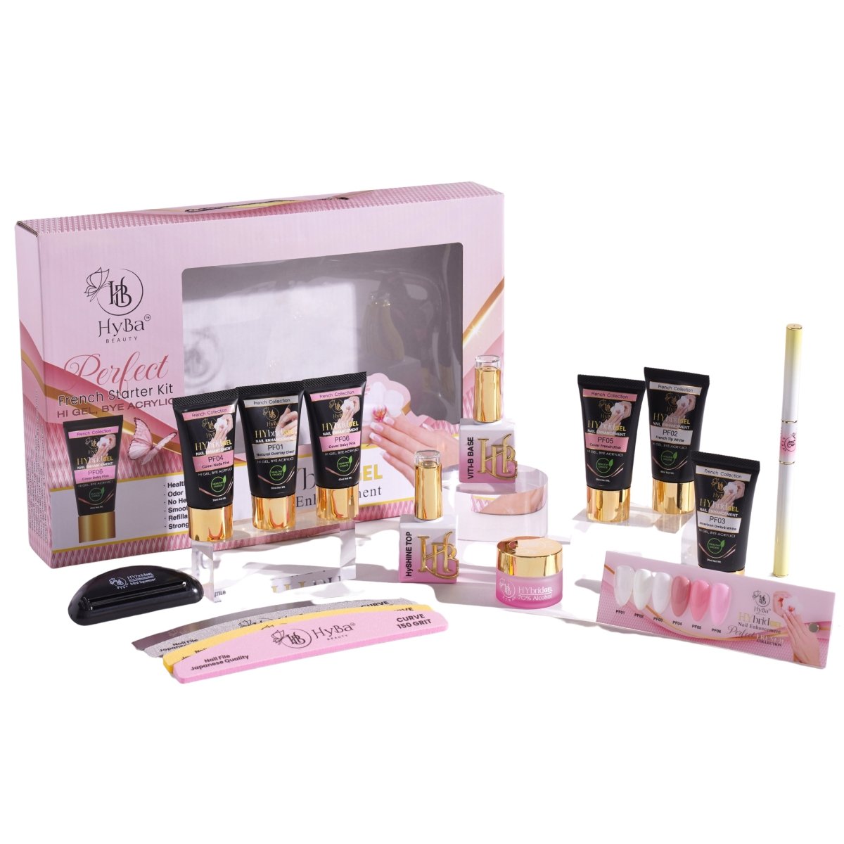 #1 FRENCH Starter Kit Box Set - HyGEL® Hybrid Gel Nail System