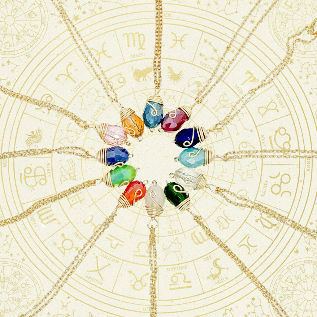 Gold Birthstone necklace