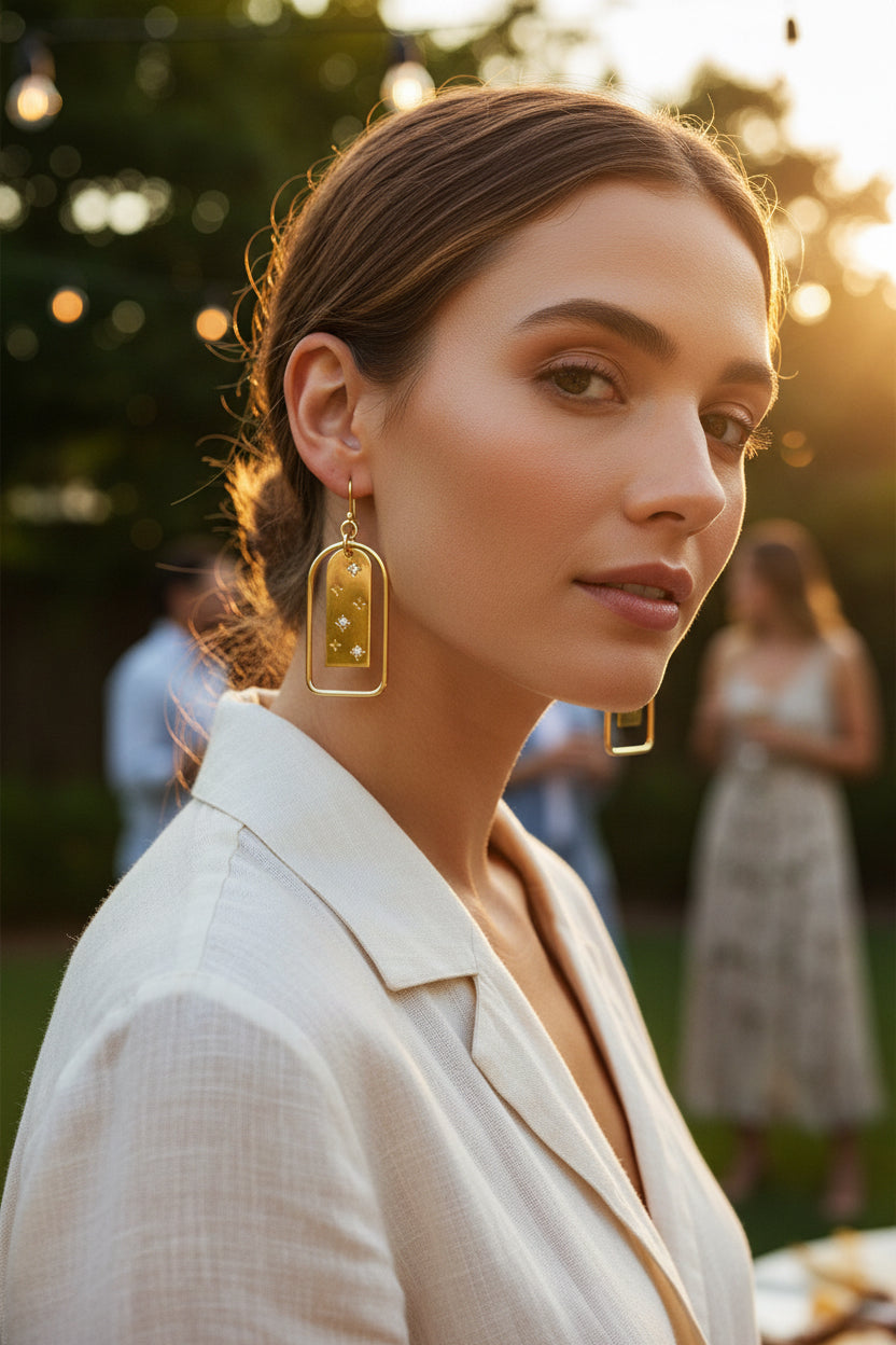 Sitara Starry Archway Earrings