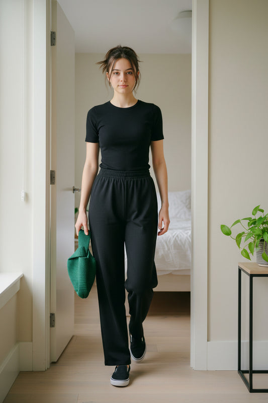 Mackenzie Knit Clutch in Emerald