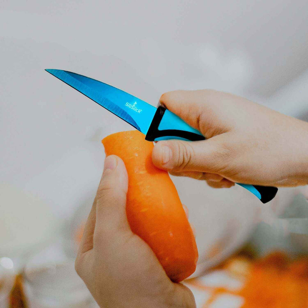 Kitchen Knife Set - Titanium Coated Blades