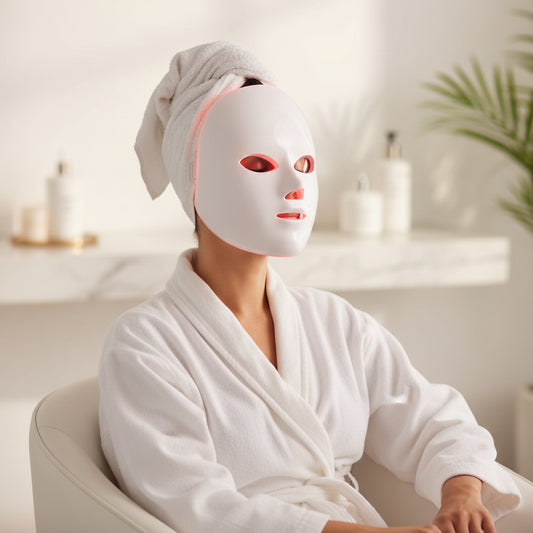 7-in-1 LED Light Therapy Face Mask – Advanced Skincare at Home!
