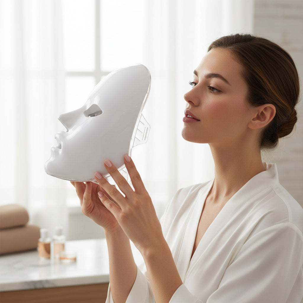 7-in-1 LED Light Therapy Face Mask – Advanced Skincare at Home!