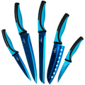 Kitchen Knife Set - Titanium Coated Blades