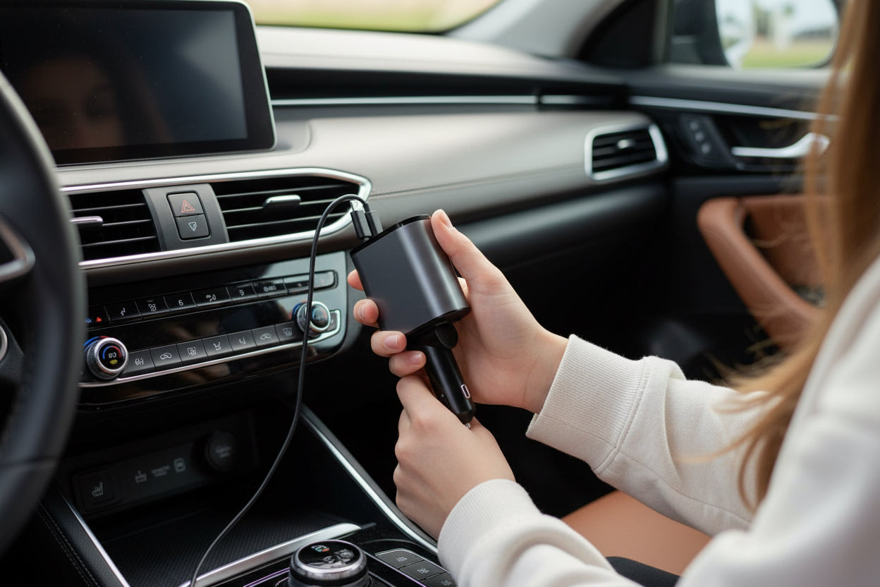 FAST 100W Car Phone Charger Lighter USB And TYPE-C Adapter