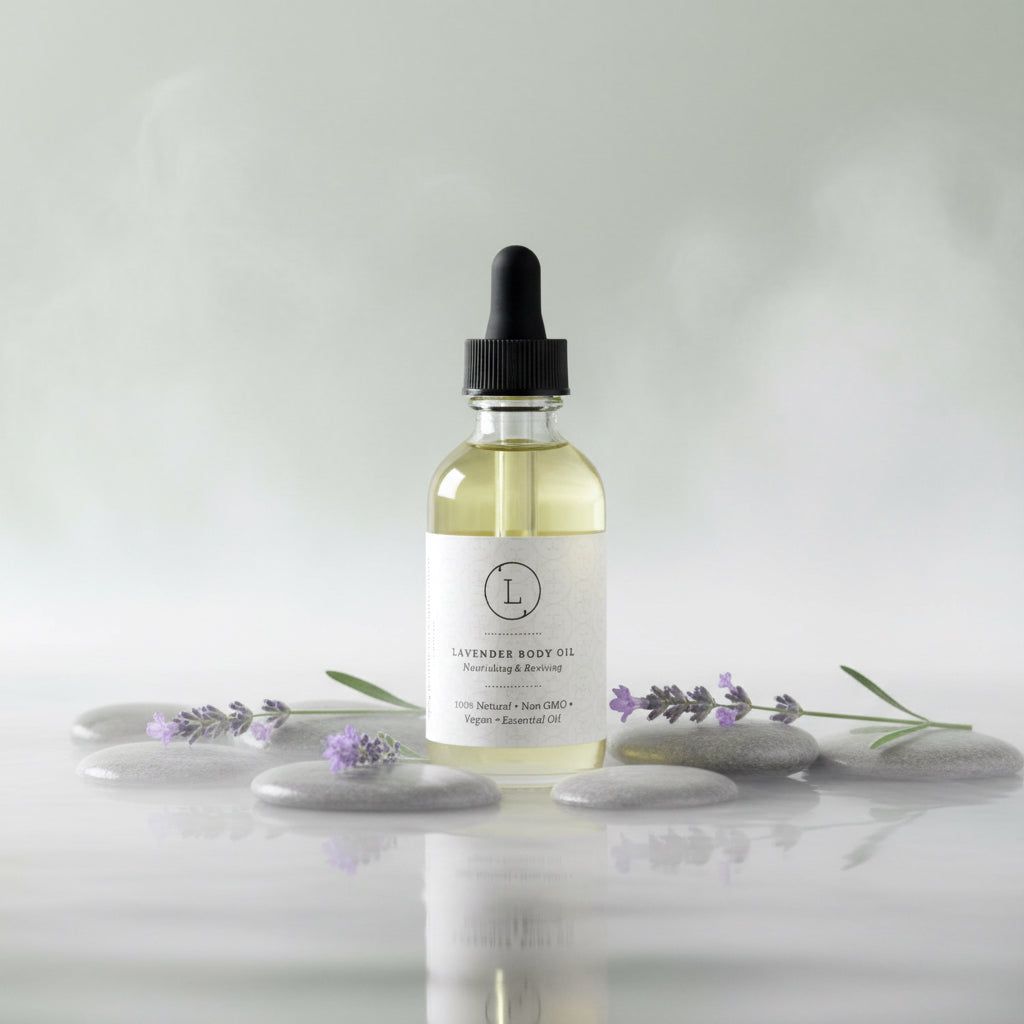 Lavender Body Oil, Natural Moisturizing Body Oil