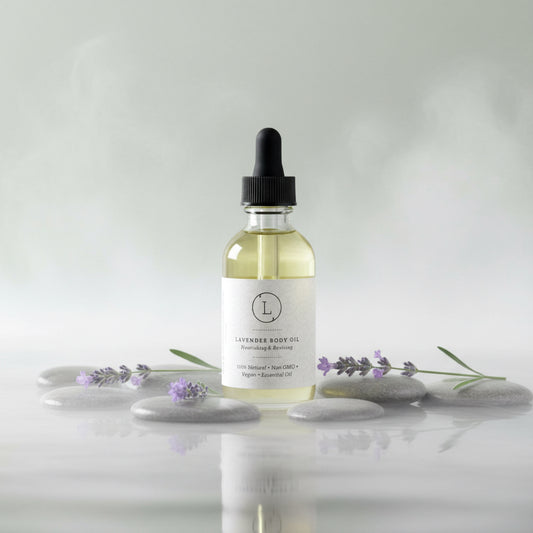 Lavender Body Oil, Natural Moisturizing Body Oil