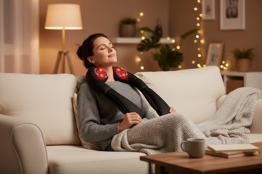 Neck & Shoulder Massager with Heat — Relieve Pain in 15 Minutes at Home