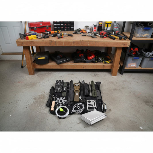 31 Pieces in 1 Bag Survival Gear and Equipment