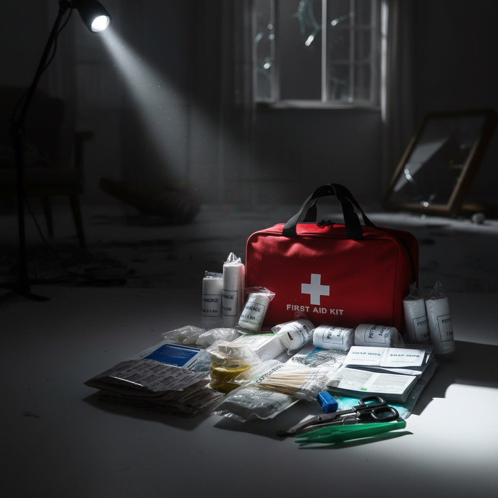 173pcs Large First Aid Kit: Portable Bag For Outdoor Hunting, Hiking, Camping And More - Including Emergency Supplies!