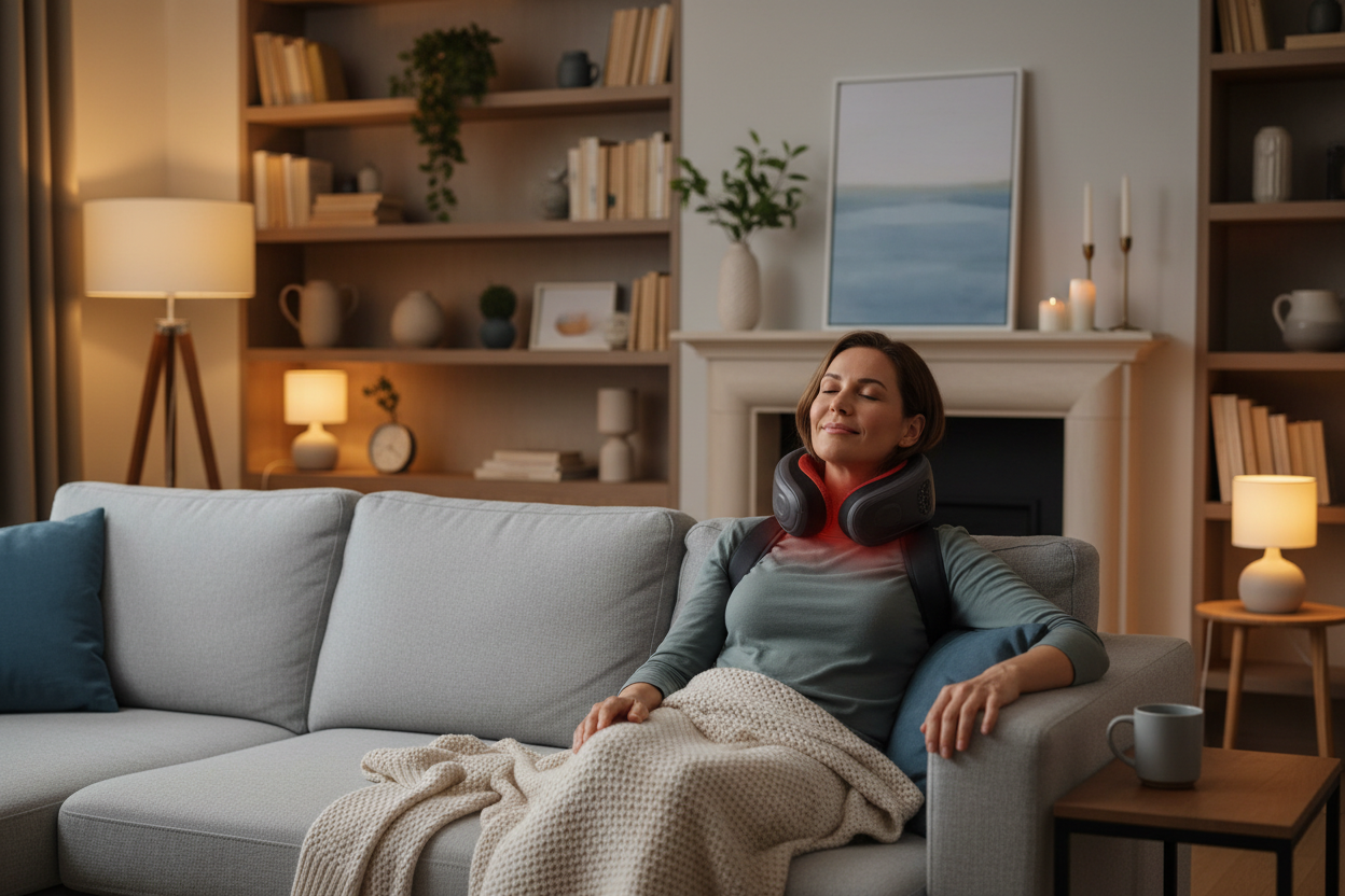 Neck Massager Lifestyle Hero Image