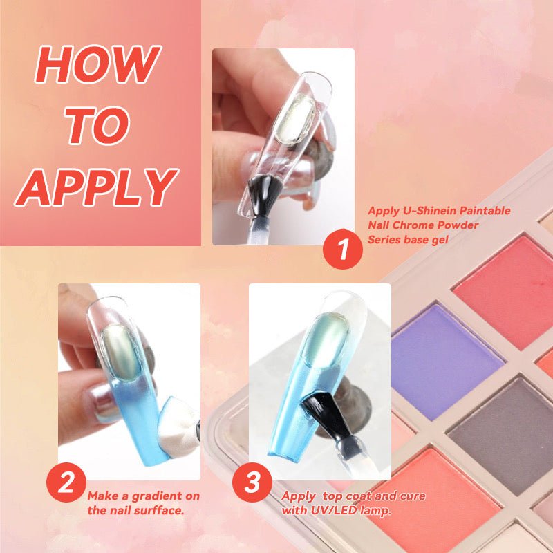 OMBRé Pressed Pigment Powder Palette - 16 Colors Set