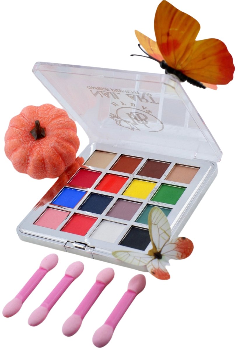 OMBRé Pressed Pigment Powder Palette - 16 Colors Set