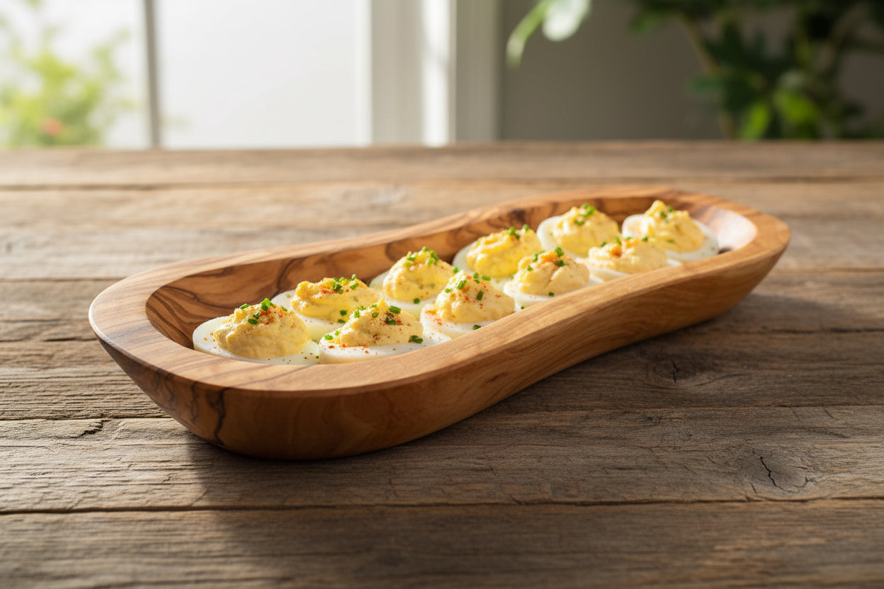 Mediterranean Olive Wood Multi-Purpose Bowl